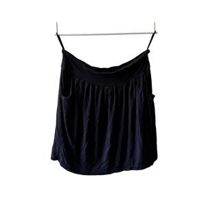 Papaya Stretchy Pocket Skirt Size Medium Black Comfy Stretchy